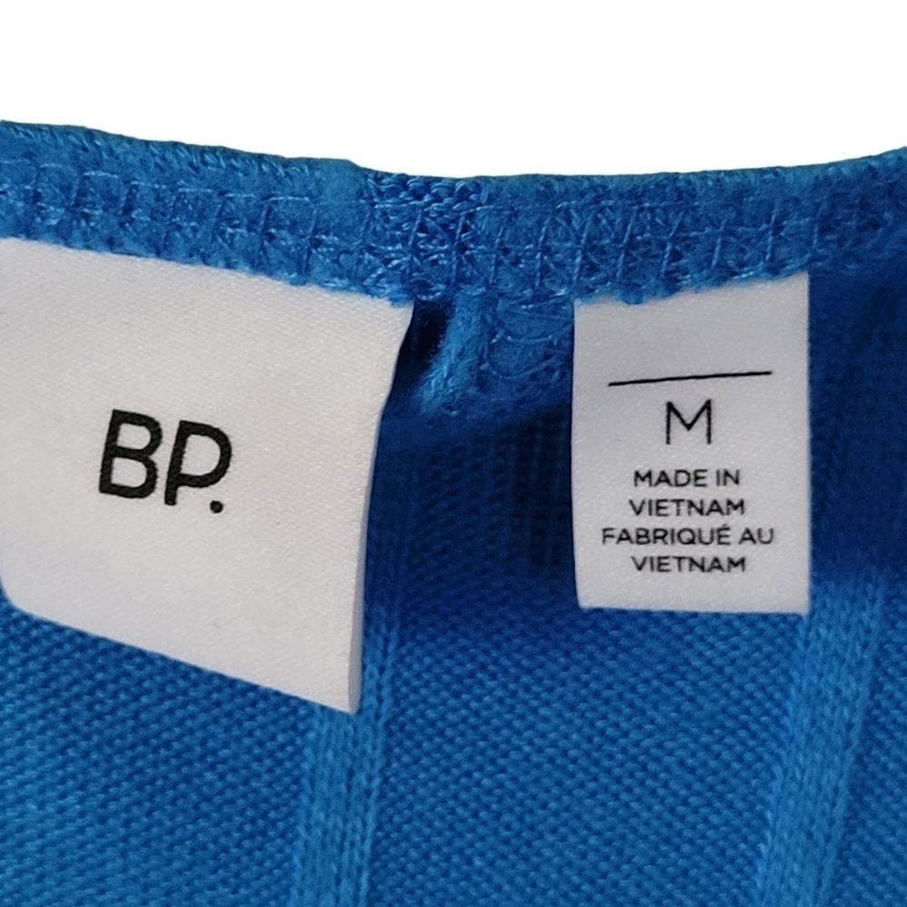 BP Ribbed Bright Blue Robe Size M - Picture 8 of 9